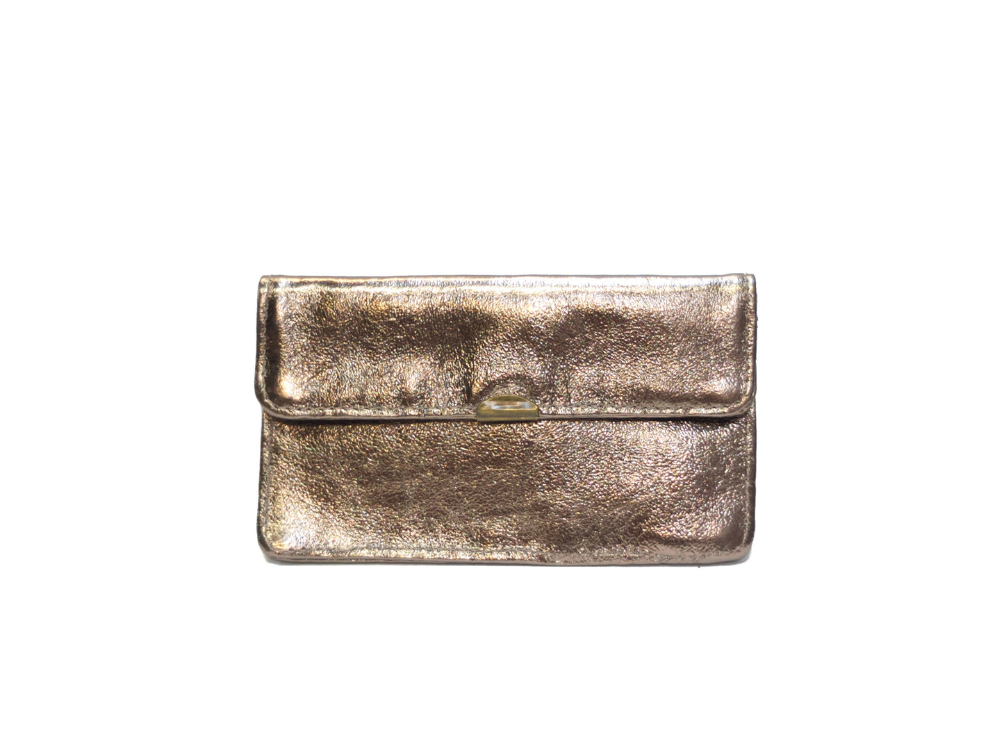 Porte monnaie cuir tout en un compact: Noisette