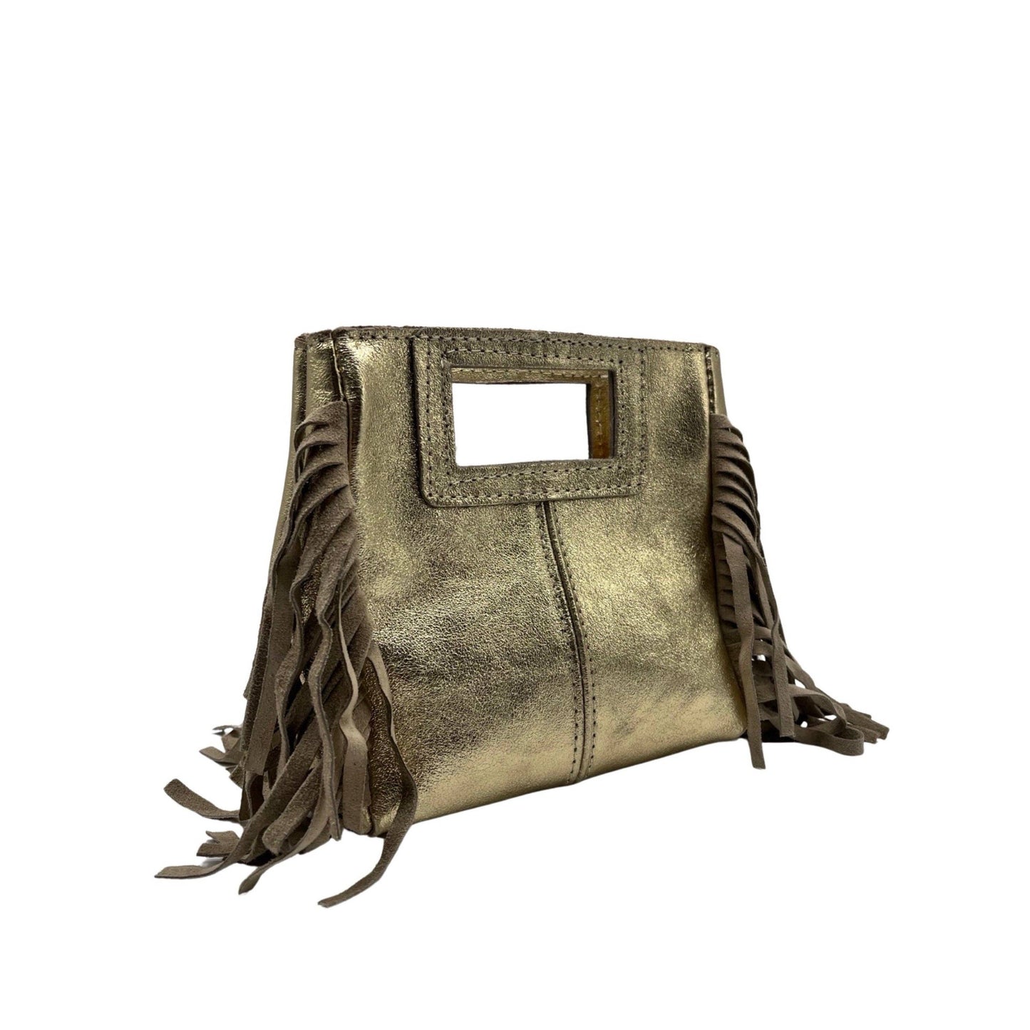 SAC A MAIN CUIR IRISE MARION SMALL: OR