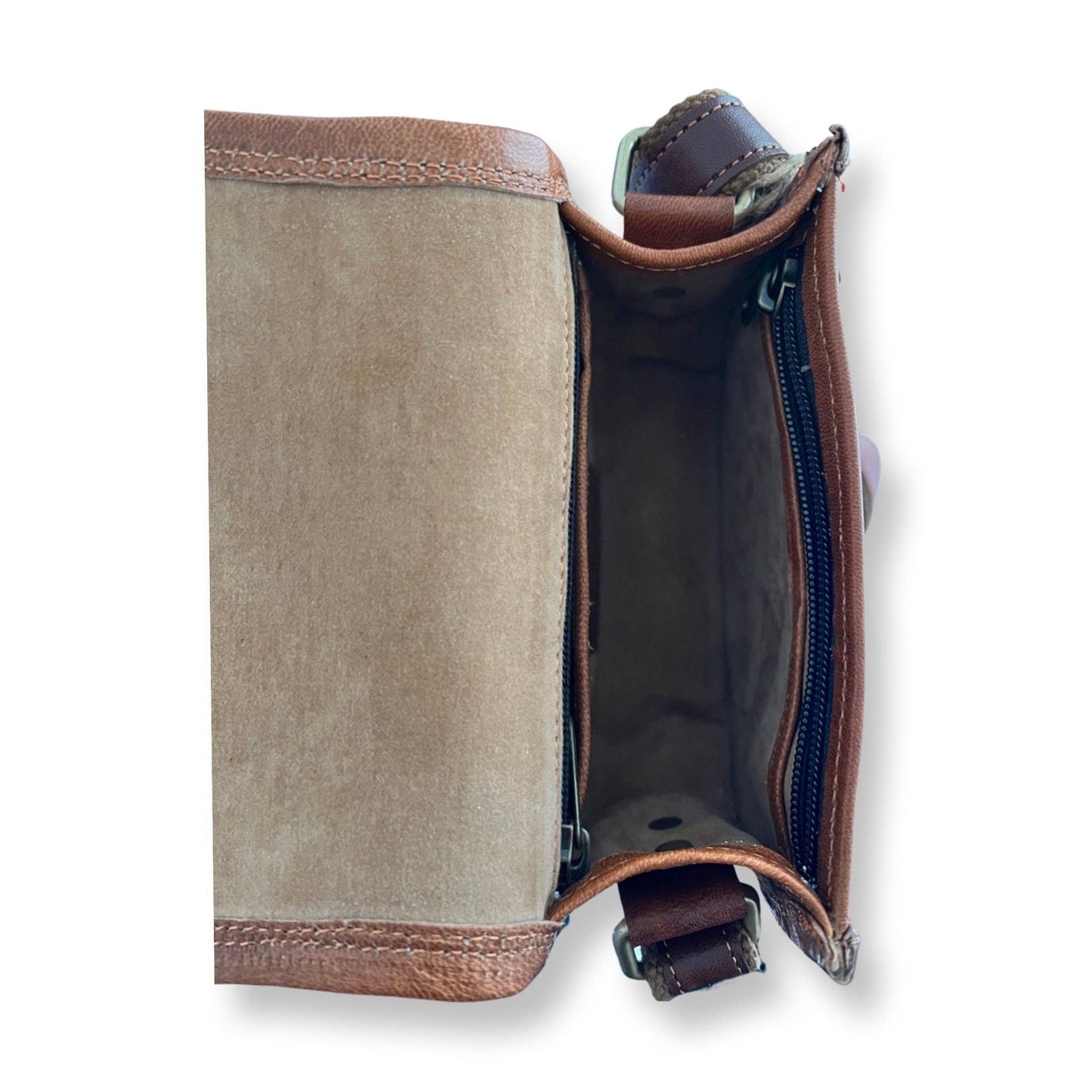 Sac bandoulière cuir 18cm