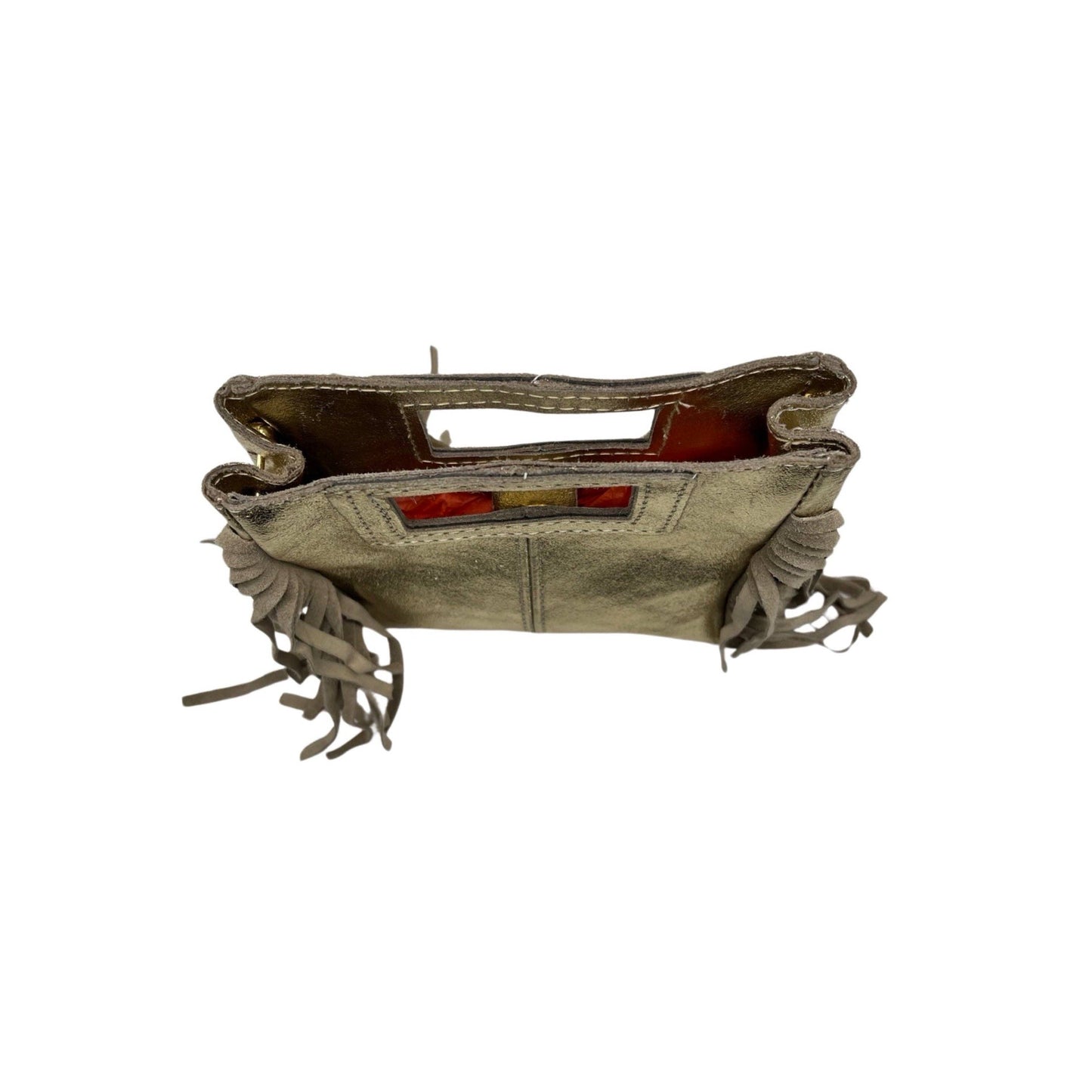 SAC A MAIN CUIR IRISE MARION SMALL: OR