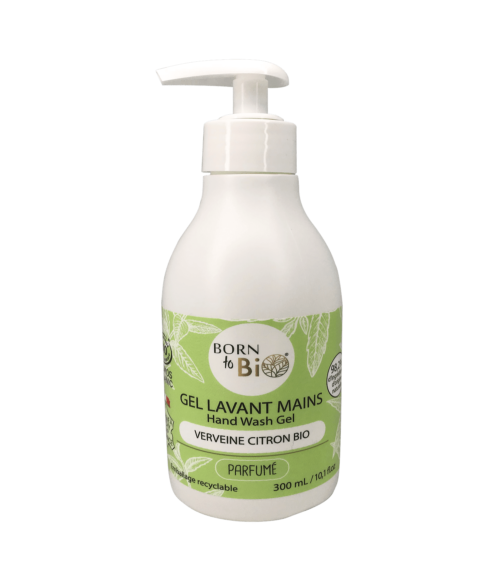 Gel lavant mains verveine citron certifié bio