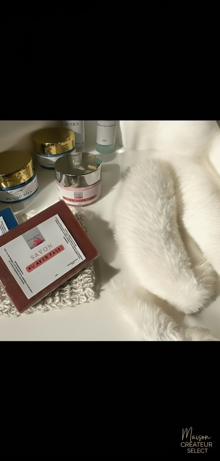 Savon aker fassi (poudre de coquelicots )