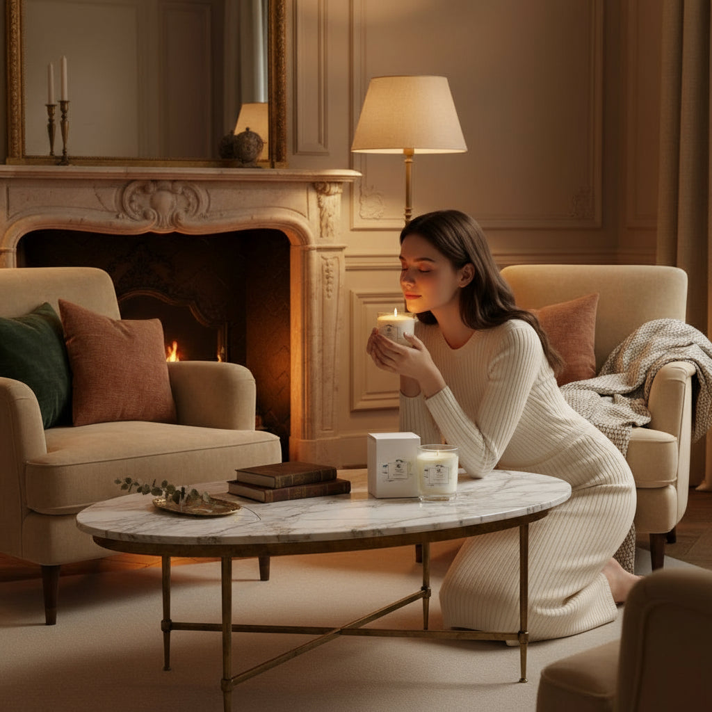 Bougie 130g Ambre Blanc Flor de Naranja