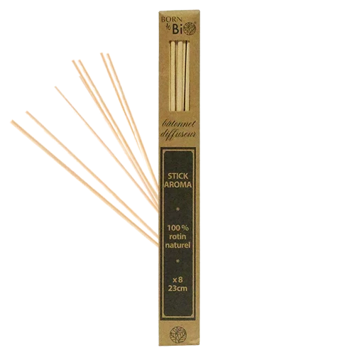 Bâtonnets diffuseurs parfum d'ambiance, lot de 8
