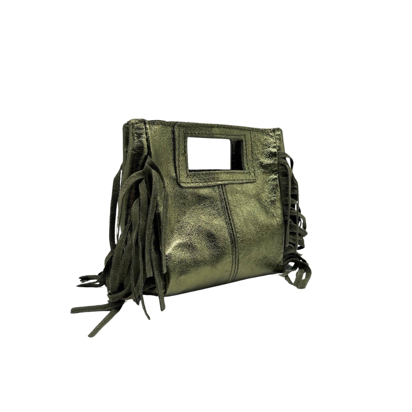 SAC A MAIN CUIR IRISE MARION SMALL: OR