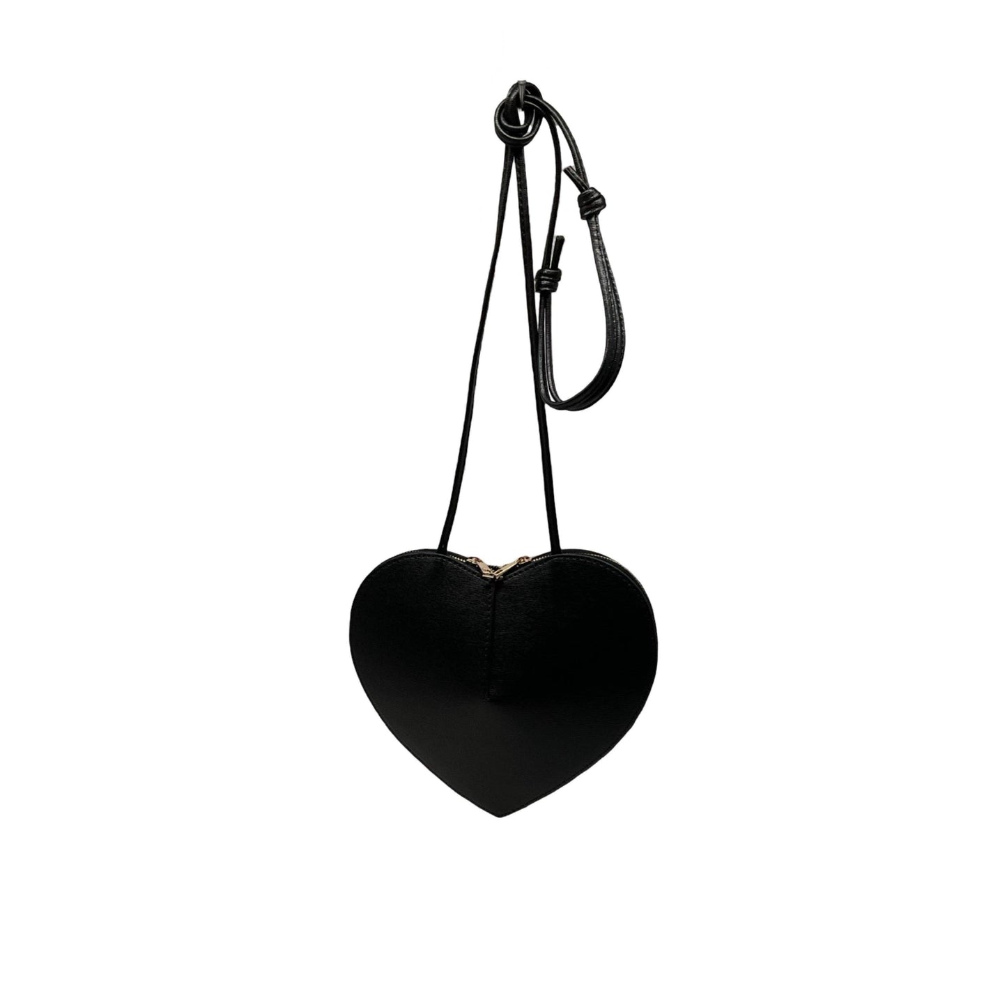 POCHETTE COEUR CUIR LISE: BORDEAUX