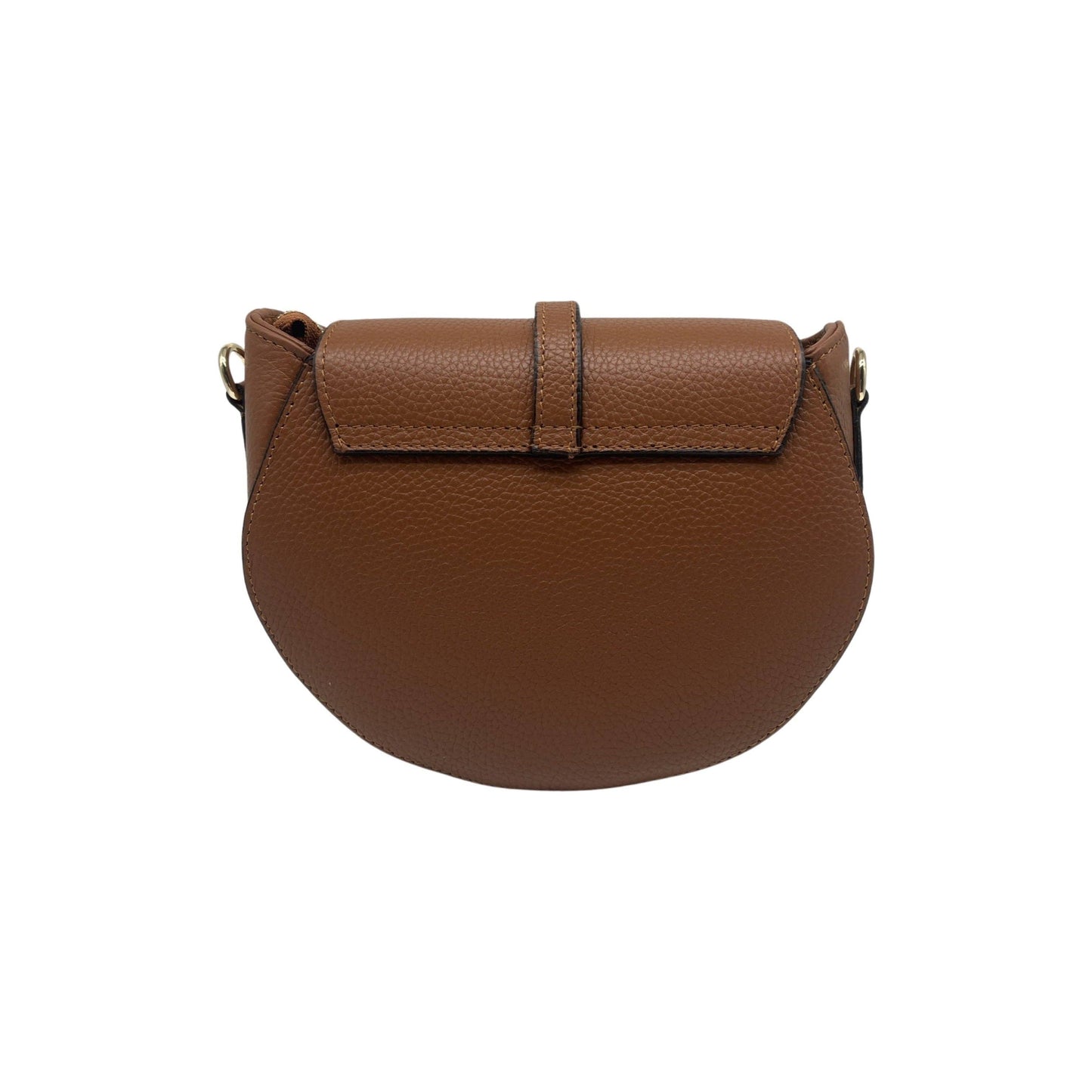 SAC BANDOULIERE CUIR GRAINE MADELENA CAMEL