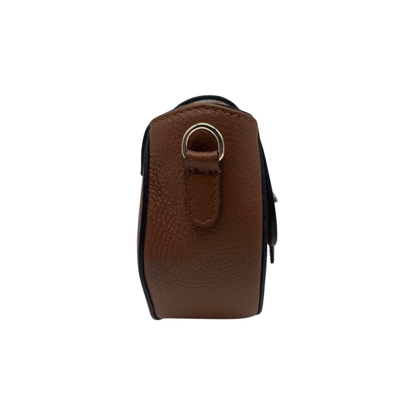 SAC BANDOULIERE CUIR GRAINE MADELENA CAMEL