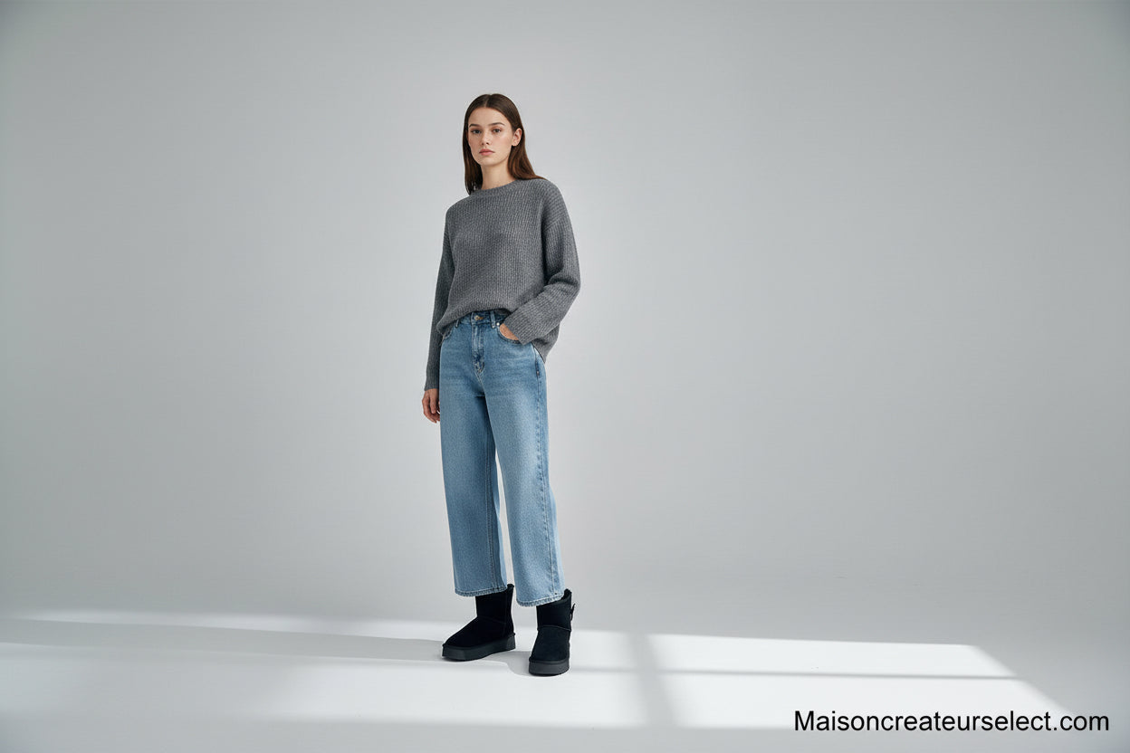 Bottes fourrées en suédine