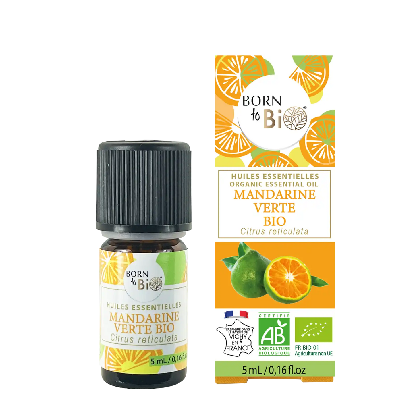 Huile essentielle Mandarine verte Certifiée Bio