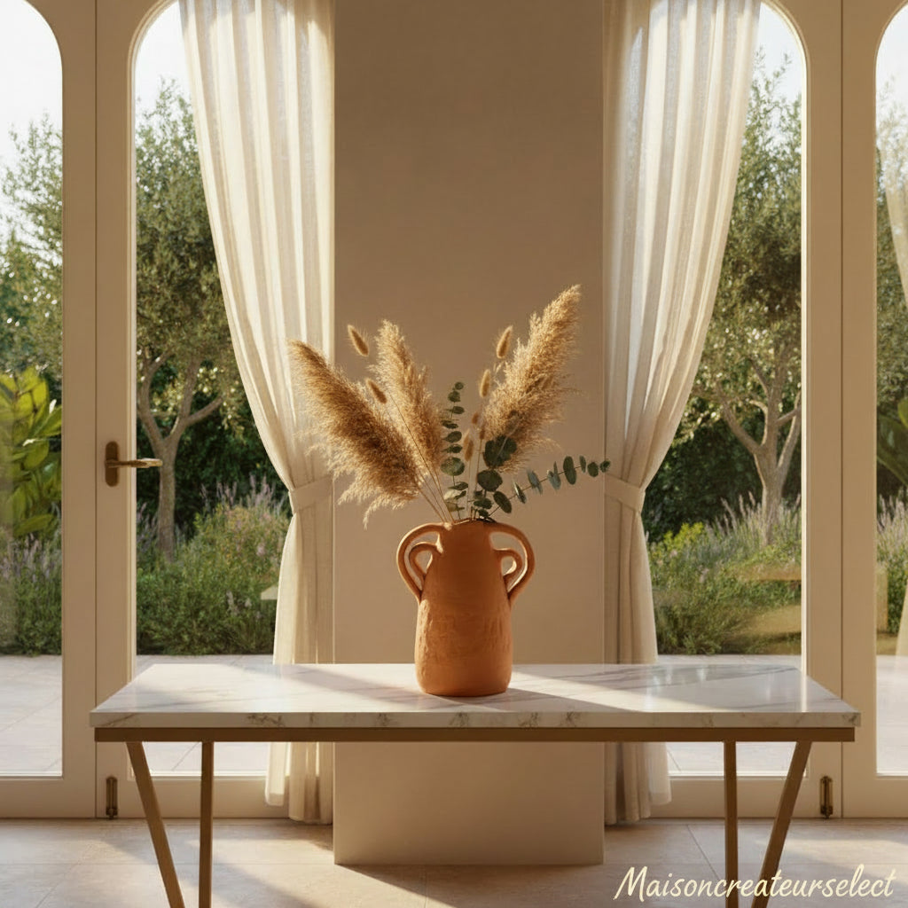 Vase Amphore Artisanal — Céramique Terracotta Fait Main Portugal
