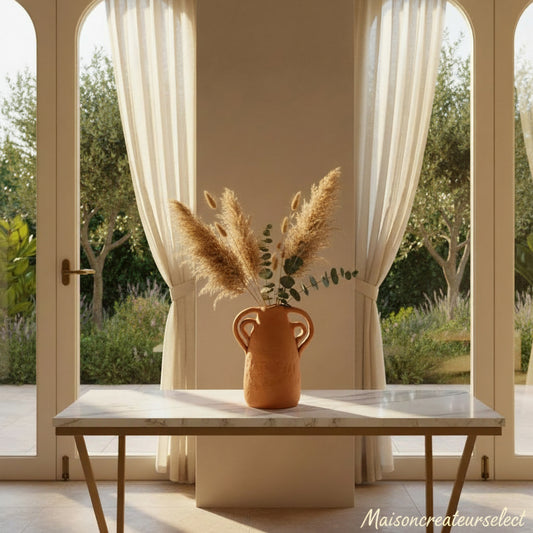 Vase Amphore Artisanal — Céramique Terracotta Fait Main Portugal