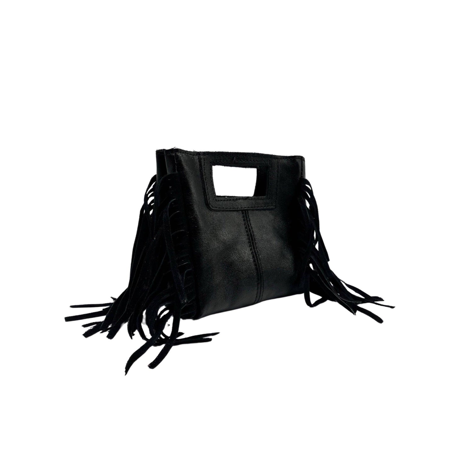 SAC A MAIN CUIR IRISE MARION SMALL: NOIR