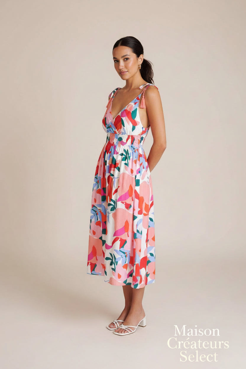 Robe Éclat Fuchsia – Élégance Fluide