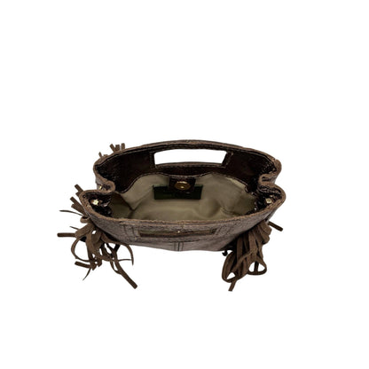 SAC A MAIN CUIR IRISE MARION SMALL: OR