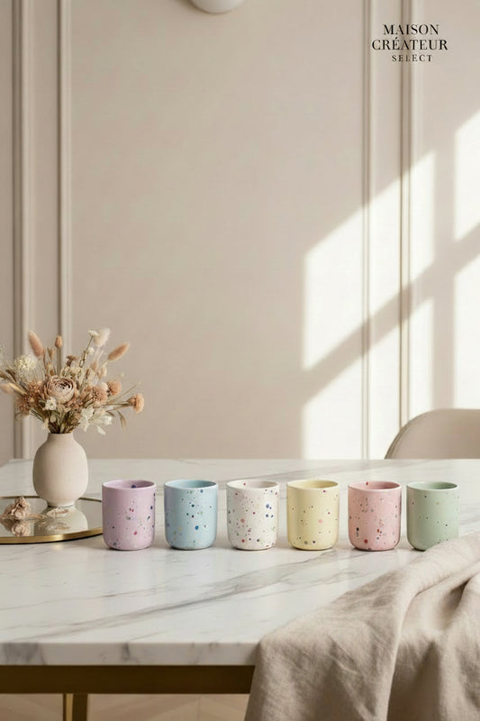 New Party Tasse expresso / Coquetier - Lot mixte de 6 pièces