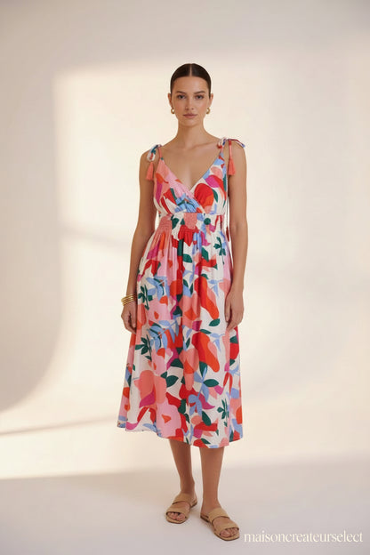 Robe Éclat Fuchsia – Élégance Fluide