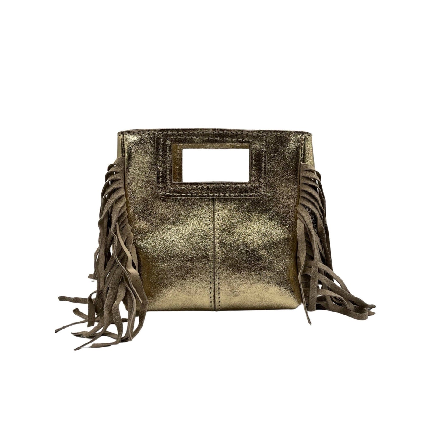 SAC A MAIN CUIR IRISE MARION SMALL: OR