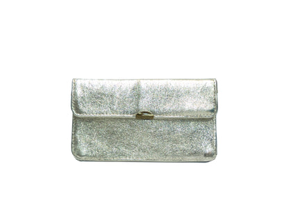 Porte monnaie cuir tout en un compact: Léopard
