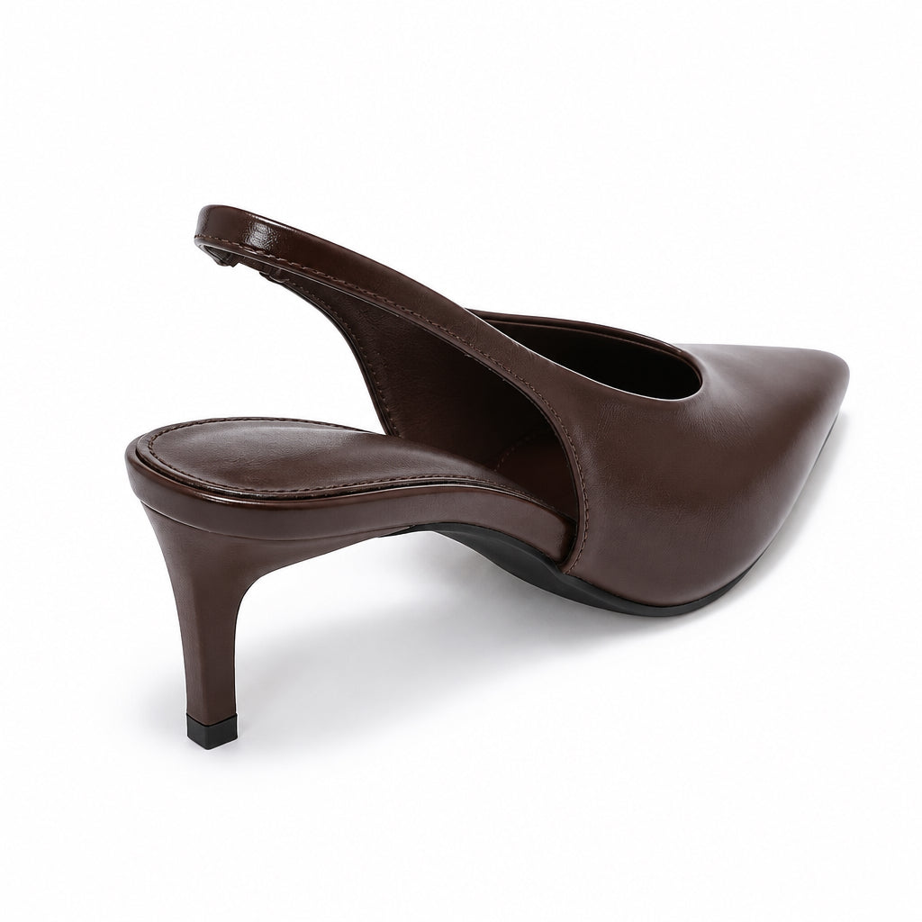 Escarpins Clémence — Slingback bout pointu