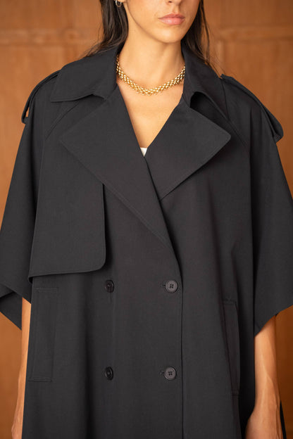 Trench Cape Oversize Camel