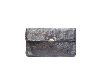 Porte monnaie cuir tout en un compact: Léopard