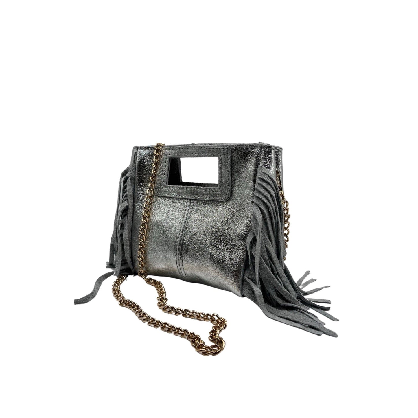 SAC A MAIN CUIR IRISE MARION SMALL: NOIR