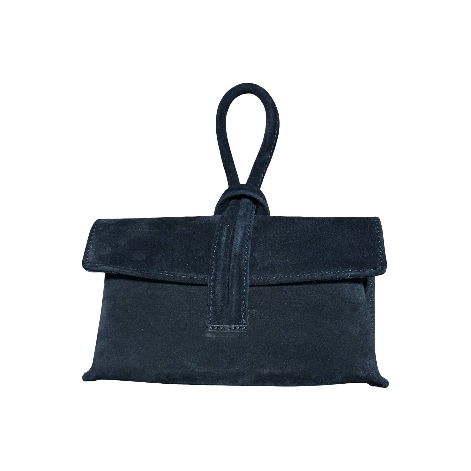 Sac pochette Felicie chocolat, détail