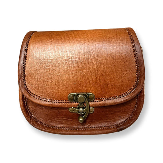 Sac bandoulière cuir 18cm