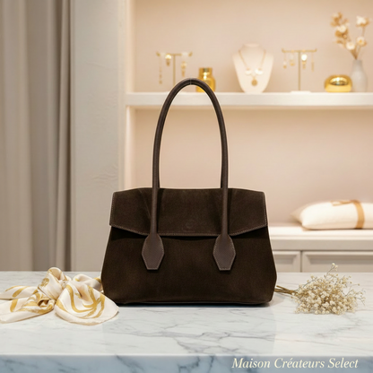 Sac Cuir Alba  : CHOCOLAT