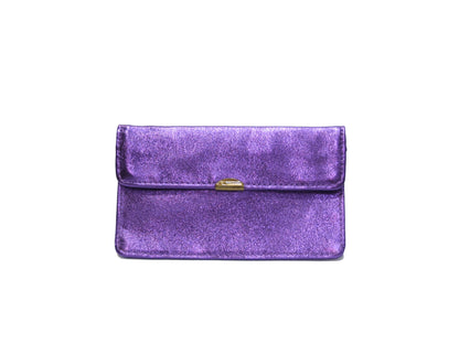 Porte monnaie cuir tout en un compact: Léopard