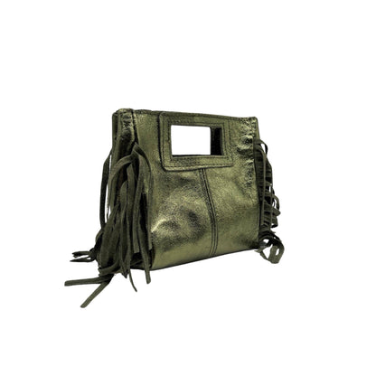 SAC A MAIN CUIR IRISE MARION SMALL: OR
