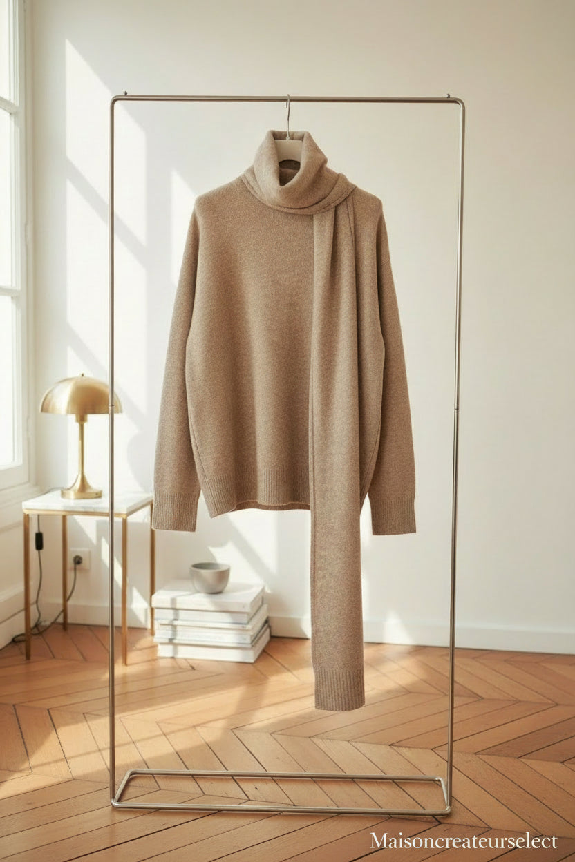 Pull écharpe: