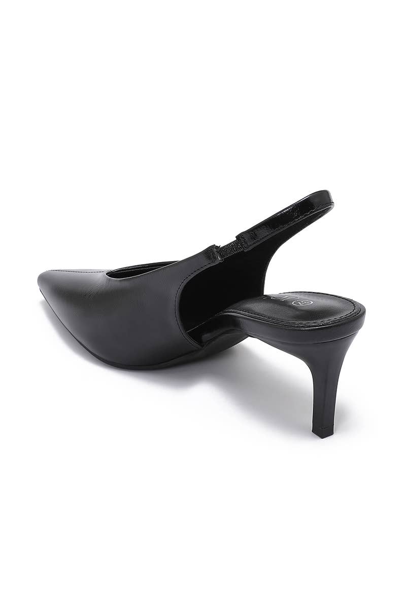 Escarpins Clémence — Slingback bout pointu